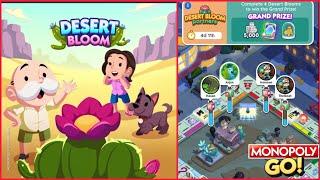 DESERT BLOOM PARTNERS MONOPOLY GO NEW PARTNER EVENT GAMEPLAY - PART 1 #monopolygo #monopoly