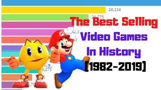 The Best Selling Video Games In History (1982-2019) - Bar Chart Race