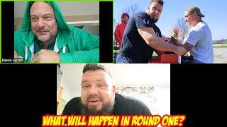 We already know how round one between Larratt and Kurdecha will go
