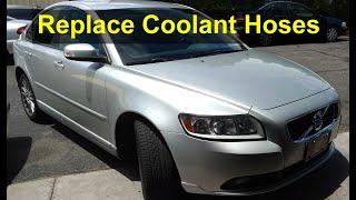 How to replace coolant hoses on a P1 Volvo, C30, S40, V40, V50, C70, etc. - VOTD