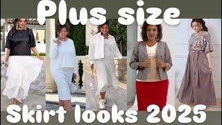 Plus size skirt looks 2025