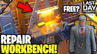 FINALLY! REPAIR WORKBENCH! EVERY BEGINNER WILL REPAIR WEAPONS FOR FREE? Last Day on Earth: Survival