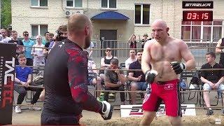 ЛЫСЫЙ КАБАН против Бойца !! Крутая рубка !!!!