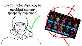 how to create a modded shockbyte server from scratch