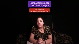 Shah Bano Case | Triple Talaq Case | Landmark Supreme Court Judgement