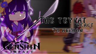 Genshin impact react to Tiktoks || Archon || genshin impact react