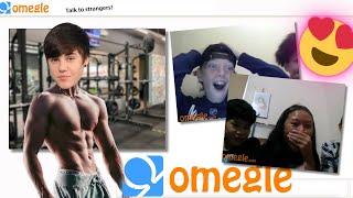 JB BODYBUILDER TROLLING ON OMEGLE (Crazy Reactions)