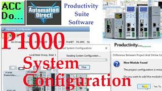 Productivity 1000 PLC Read System Configuration