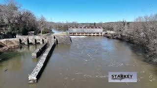 Savannah River Canal 4k Drone