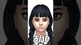 Образы Уэнздей Аддамс в Симс 4 #wednesday addams #thesims4