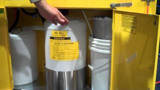 SEMA 2013: Uni-Ram side-by-side water and solvent spray gun cleaner- a demonstration