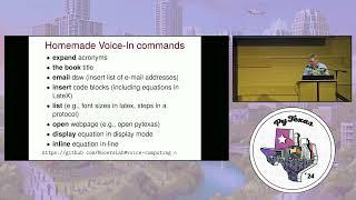 Voice Computing with Python in Jupyter Notebooks (Blaine Mooers) - PyTexas 2024