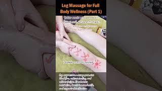 Leg Massage for Full Body Wellness (Part 1)