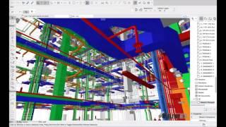 Full MEP BIM model done in ARCHICAD 20