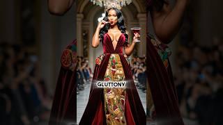 The Seven Deadly Sins Reimagined as Runway GODDESSES  #runway #fashion #goddess #ai