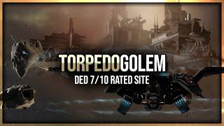 Eve Online - Gurista Military Operations Complex DED 7/10 Rated Site - Solo Torpedo Golem