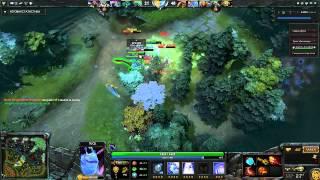 Dota 2 gameplay puck
