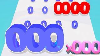 NUMBER MASTER — ONLY ZEROs AT LEVEL (Merge Gameplay)