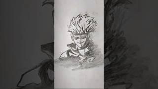 anime drawing art new  | gojo drawing art new | new anime drawing #shorts #trending #art #anime