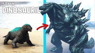 EVOLUCIONO EN GODZILLA EARTH! LA HISTORIA DINOSAURIO de KAIJU rey de monstruos ARK Soy un Dinosaurio