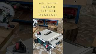 Tezgah Testere Ayarları Nasıl Yapılır?