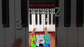 Best Piano video Get Ur Freak On [easy play tutorial] 