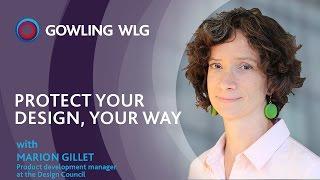 Protect your design, your way - Marion Gillet, London Design Festival 2016