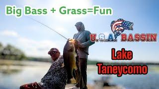 WE THROW ONLY TOPWATER LURES ! First time tournament fishing Lake Taneycomo June 25th 2023