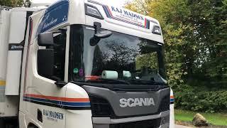 Scania R450  Замена лампочки ближнего света