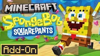 Minecraft SpongeBob Addon DLC - All Characters & Structures in-depth Showcase!