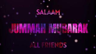 Islamic New Jummah Mubarak Video | New Jumma Mubarak Gif  |Jumma Mubarak Colorfull Whatsapp Gif