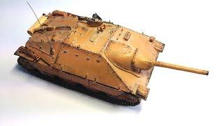 Завершение Jagdpanzer 38(t) Hetzer из картона (1:35)