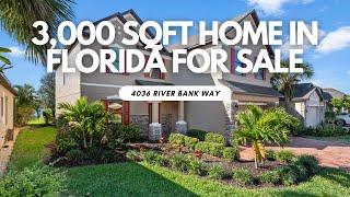 Two-Story 5 Bedroom Port Charlotte Home For Sale | 4036 River Bank Way, Port Charlotte, FL 33980