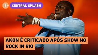 Akon faz playback, chama Rio de São Paulo e bola inflável fura no Rock in Rio, VEJA VÍDEO