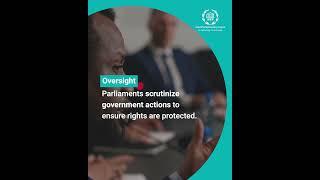 Parliaments play a pivotal role in advancing human rights