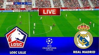 LOSC Lille vs Real Madrid CF - UEFA Champions League || Live Football Match | PES 21