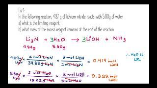 Excess Reagent