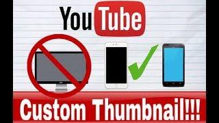 How to make a custom thumbnail for your YouTube videos on android (in English)