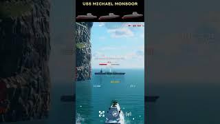 USS MICHAEL MONSOOR DAMAGE TEST || MODERN WARSHIPS #modernwarships #ussmichaelmonsoor #gaming #best