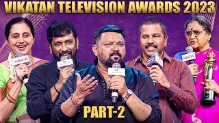 Gopinath Shocked | Kumaran | Thiruselvam | Devayani | Vikatan Television Awards 2023 | Part 02