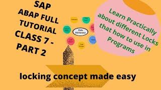 SAP ABAP Tutorial | Class 7 | Part 2 | Practical Demo that how to use for all four Locks