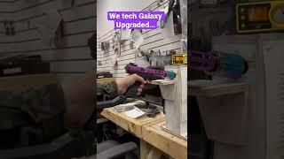 Airsoft full auto We Tech Galaxy w/ Glock stock and suppressor.#battalionairsoftarena #shorts