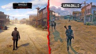 RDR1 vs RDR2 (Red Dead Redemption vs Red Dead Redemption 2 Map Comparison)