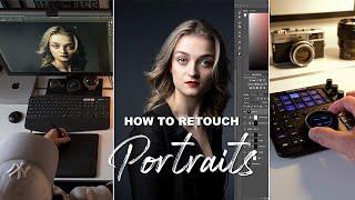 How to RETOUCH PORTRAITS from START to FINISH! (My Editing Workflow)