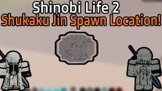 SHUKAKU JIN *SPAWN* LOCATION!! SHINOBI LIFE 2 (ROBLOX)