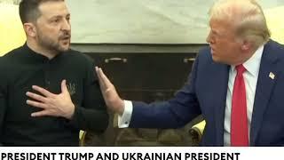 "Tensions Explode! Trump and Zelensky’s Oval Office Meeting "won't a make peace deal!"to russia!.