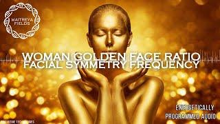 Woman Golden Face Ratio - Facial Symmetry Frequency / Maitreya Reiki™