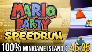 Mario Party Mini-Game Island 100% Speedrun in 46:35