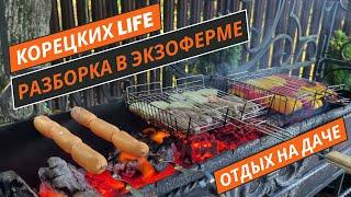 КОРЕЦКИХ life: разборка с полицией в Экзоферме и отдых на даче - 06.07.2024