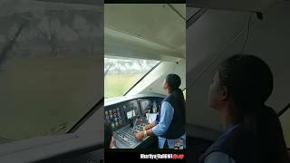 female locopilot train chalana sikho ️#traindriver #indianrailways #bhartiya_rail #viralshorts